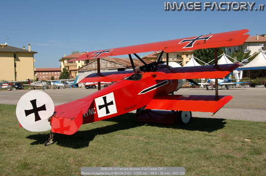 2006-09-10 Ferrara Airshow 018 Fokker DR 1
